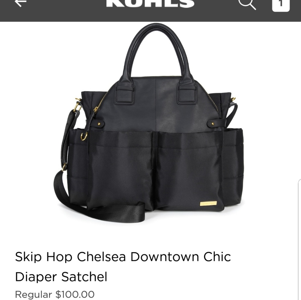 Skip hop diaper bag, cute